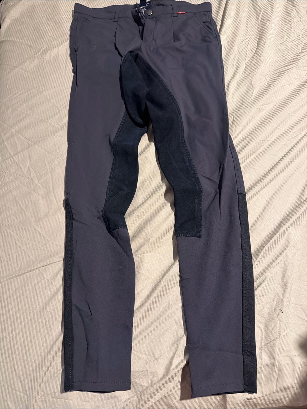 Women's Navy Riding Pants with Knee Grip Panels